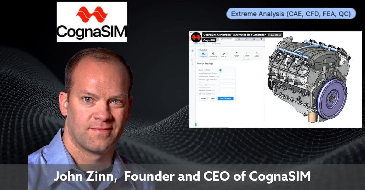 LinkedIn post preview for CognaSIM