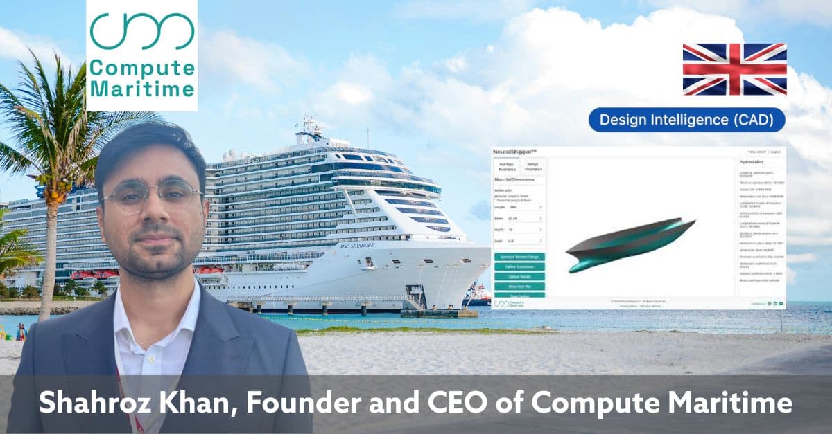 LinkedIn post preview for Compute Maritime