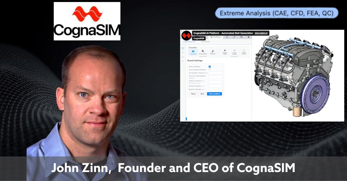 LinkedIn post preview for CognaSIM