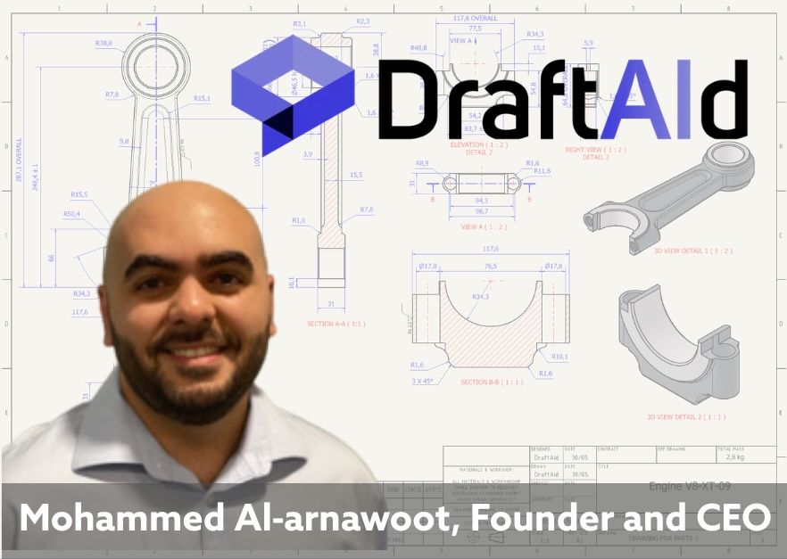 LinkedIn post preview for DraftAid