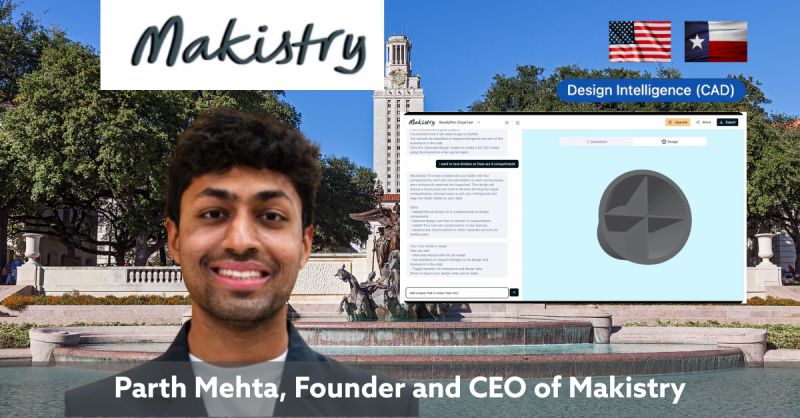 LinkedIn post preview for Makistry